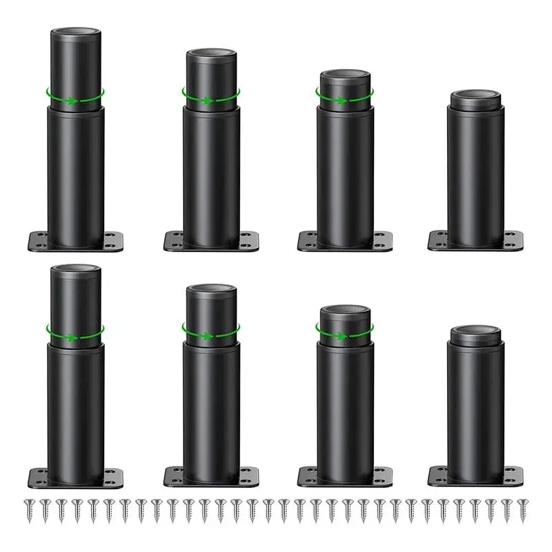 a04g-8-piece-adjustable-furniture-legs-cabinet-feet-height-adjustable-120-mm-180-mm-black