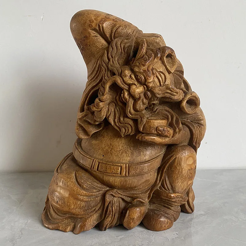 Boutique bamboo root carving retro decorative home ornament handmade collection