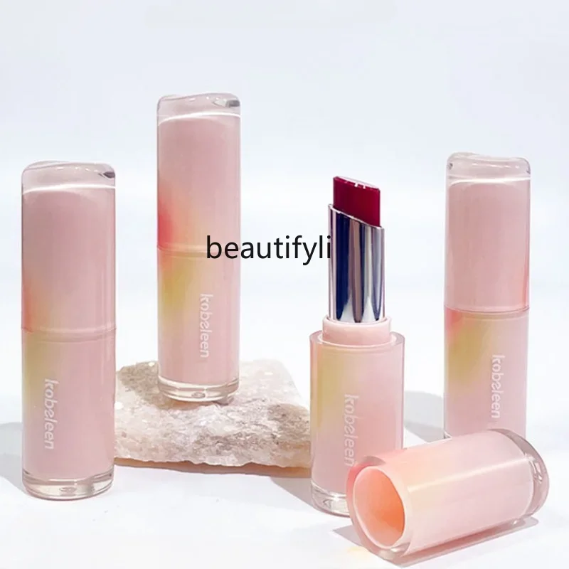 

zq Lipstick Lip Glaze Female Moisturizing Lipstick White Mousse Red Brown Lip Gloss Lip Gloss Female