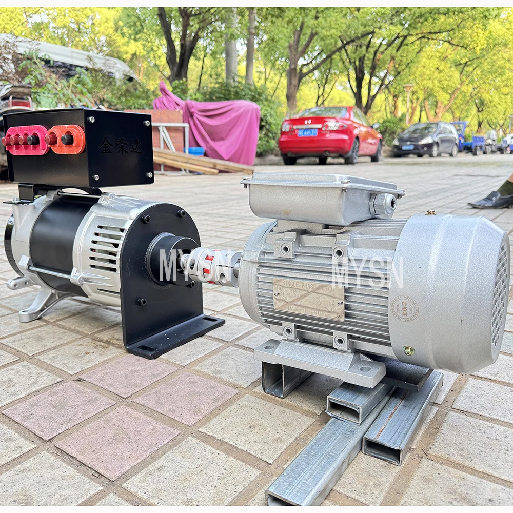 Brushless 100KW 50KW 80KW Permanent Magnet Generator 380V Generator set Homeuse Low RPM  Electrical Generator With Driving Motor