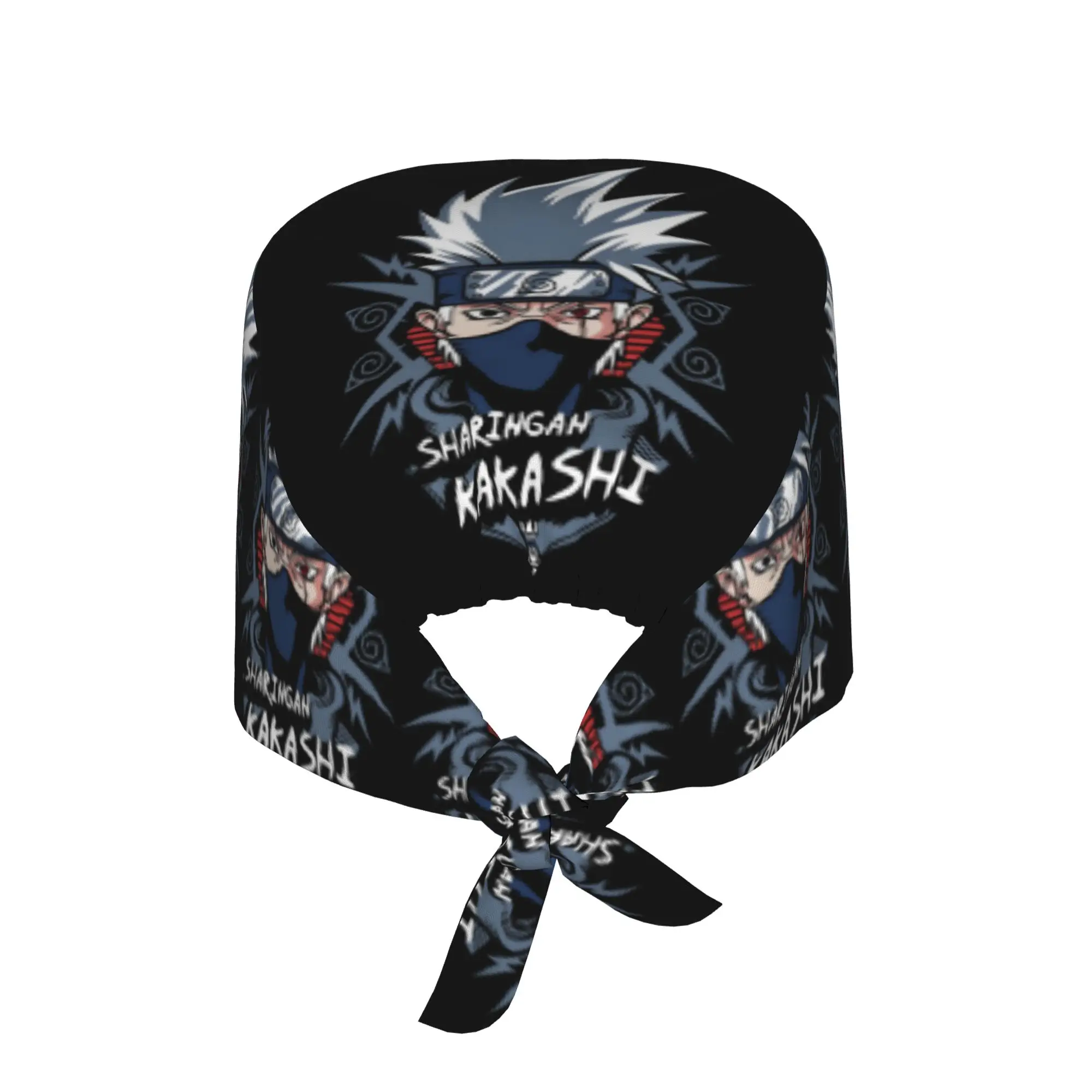 Custom K-Kakashies H-Hatakes Manga Breathable Scrub Hat Surgical Scrub Caps Nurse Medical Cap  Work Scrubs Hat Hospital Pharmacy