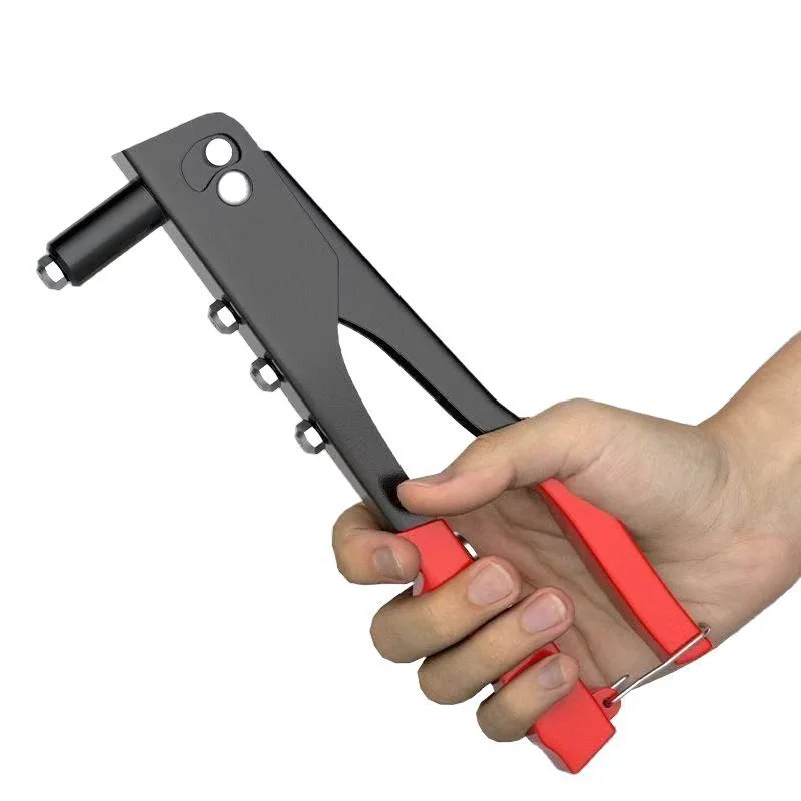 Pistola rivettatrice manuale, rivettatrice portatile piccola, rivettatrice per dadi, macchina rivettatrice, rivettatrice a tirante salva-lavoro, all'ingrosso