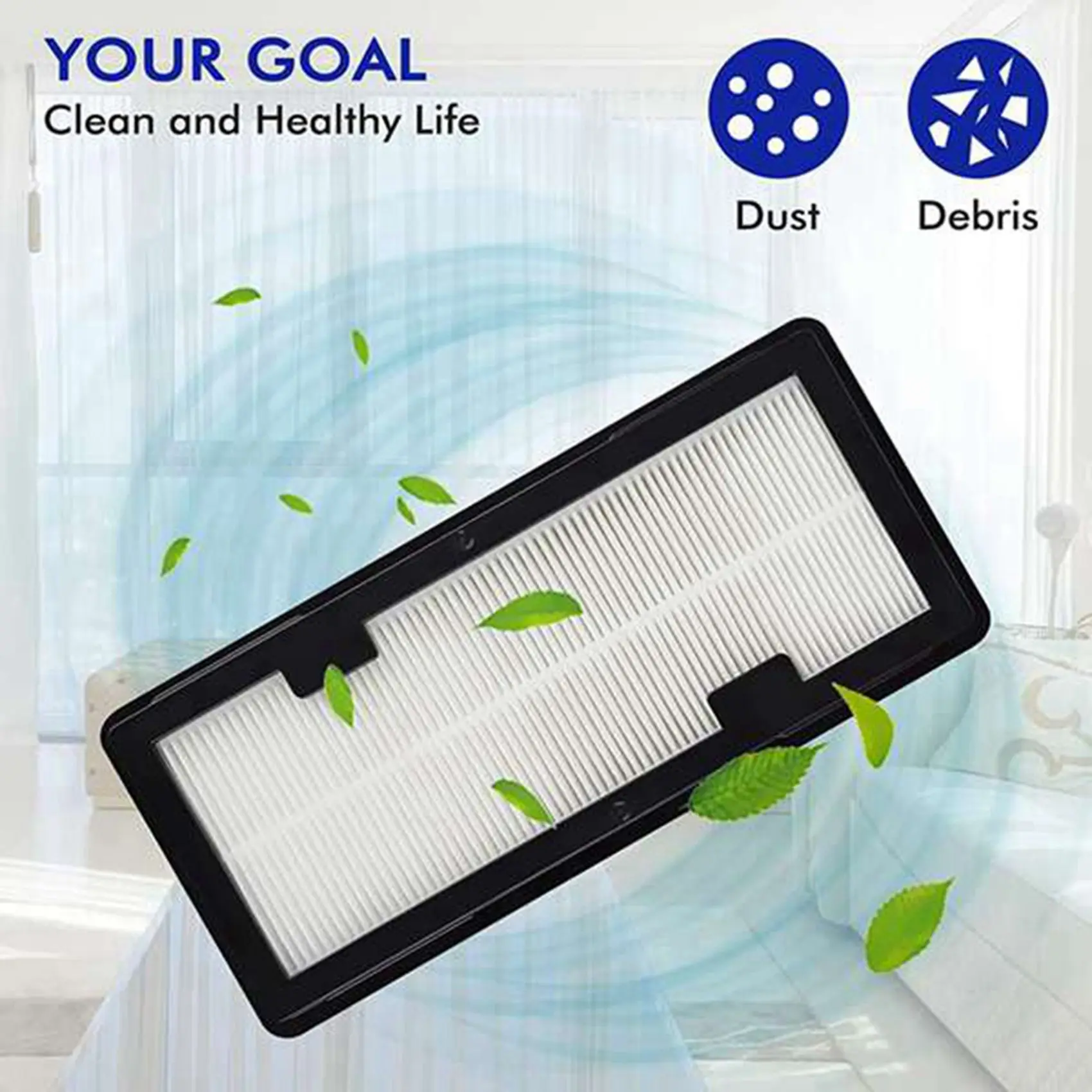 A21F-4X Washable Replacement Hepa Filters For  Jet Bot And Jet Bot+ Vacuum Cleaners, Fit For VR30T85513W/AA Robot