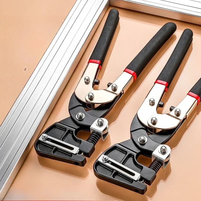 Multifunctional Adjustable Metal Punching Pliers Single-handed Hand Held Hole Puncher Keel Clamp Effortless Punching Pliers
