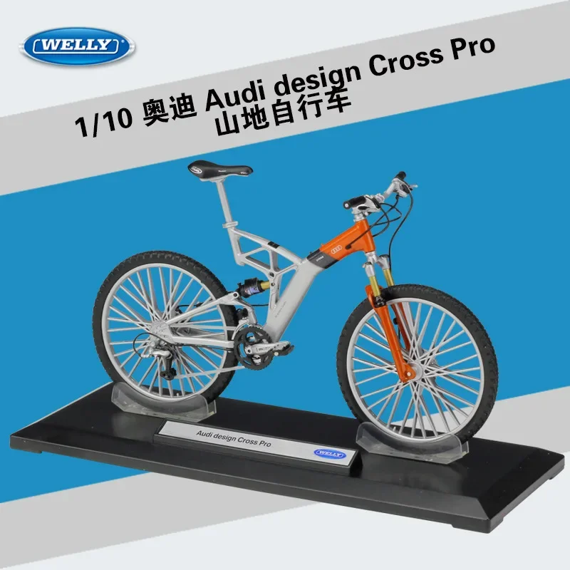 WELLY 1:10 Porsche Audi BMW bike mountain bike road bike simulation alloy bicycle model B218