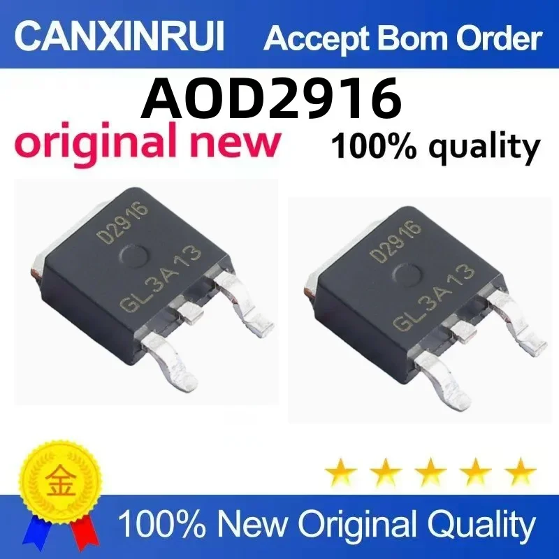 (5-100 pieces) Brand new original AOD2916 D2916 TO-252 spot chip IC