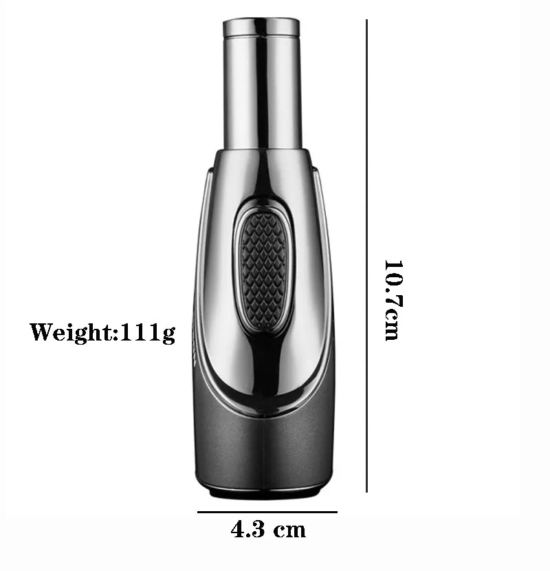 Jobon Metal Windproof Airbrush Lighter Refillable Butane Gas Cigar Lighter Men\'s Ignition Gadget Without Box