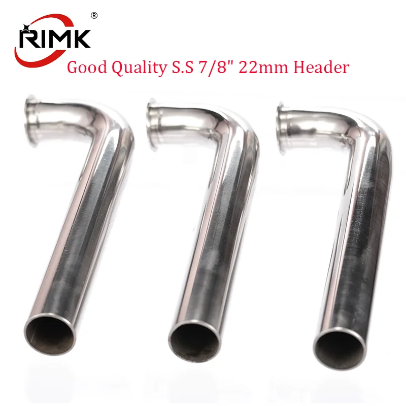 

Good Quality S.S 7/8" 22mm Header Front Exhaust Elbow Pipe for Model Gasoline Boat 26-35cc Methanol Boat Engine Accessories