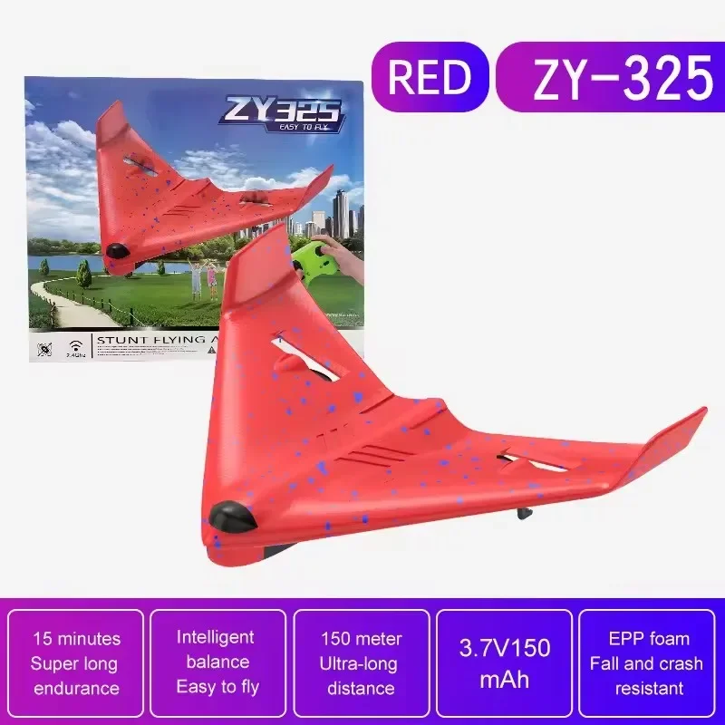 2 channel RC Airplane Easy to Control Portable Glider Plane for Kids Remote Control Flying Model Glider Airplane Foam Toys