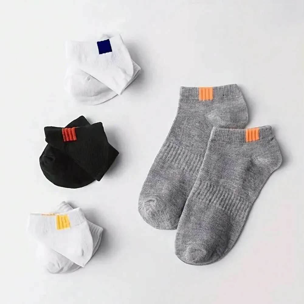 5/10 Pairs Low Tube Men Sport Socks Set Breathable Fashion And Well-matched Casual Socks For Men Spring And Summer Wear