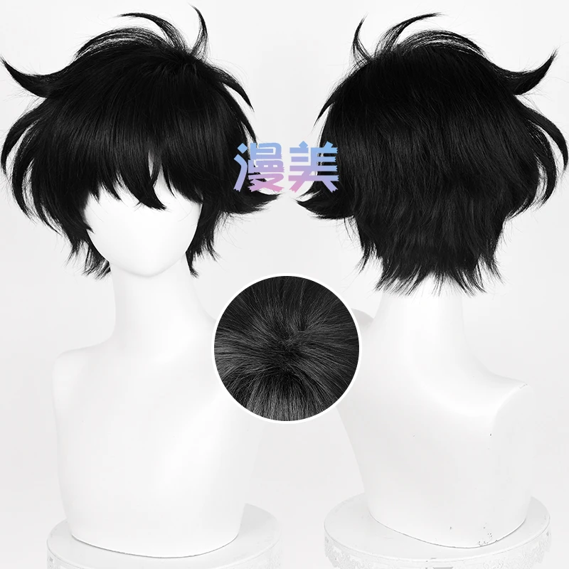 Anime Detective Kuroba Kaito Cosplay Wig Kaito Kuroba Conan Hair For Hallowmas Carnival Adult Props