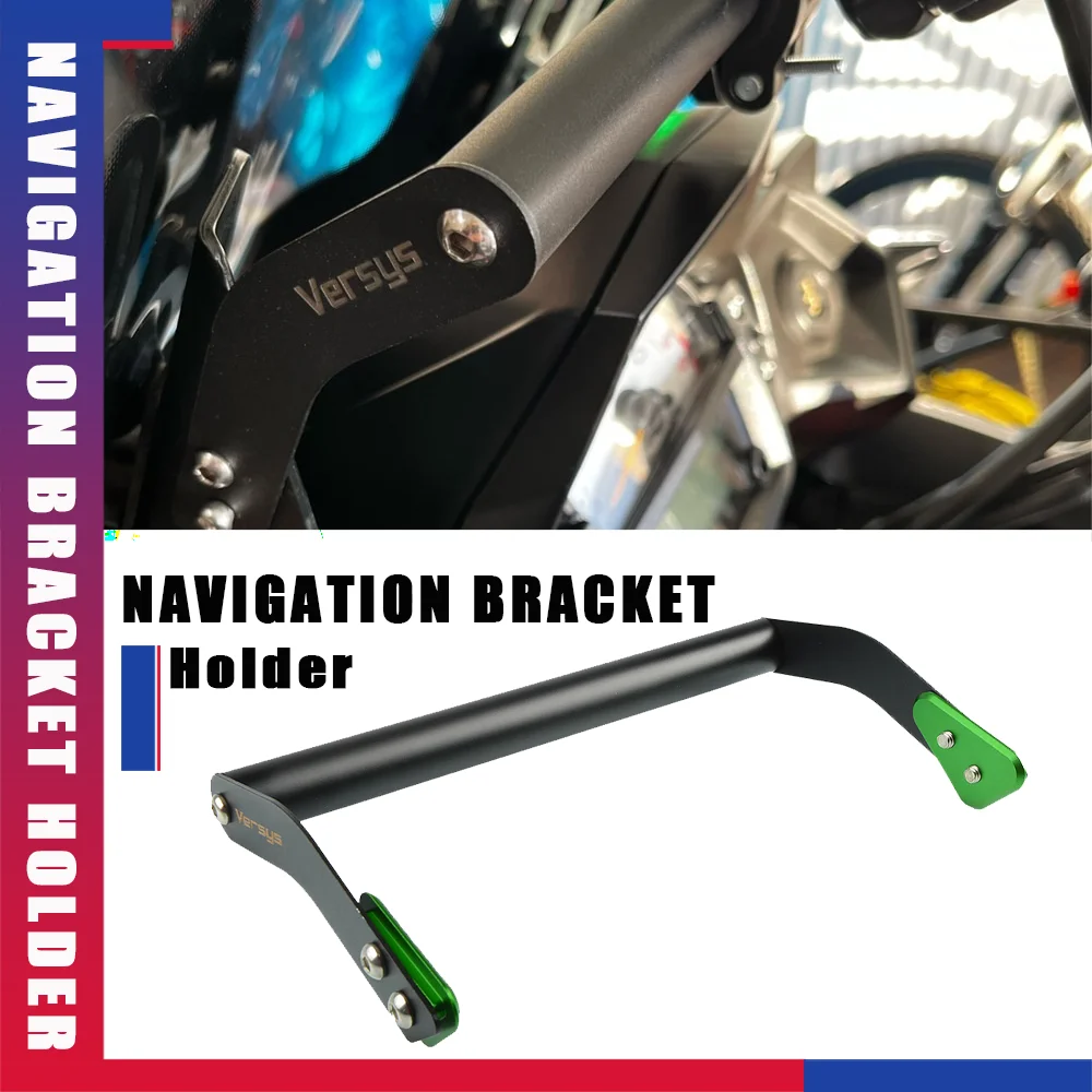 

Motorcycle Accessories For KAWASAKI Versys 650 KLE650 Versys650 2015 2016-2019 Phone Holder Support GPS Navigation Plate Bracket