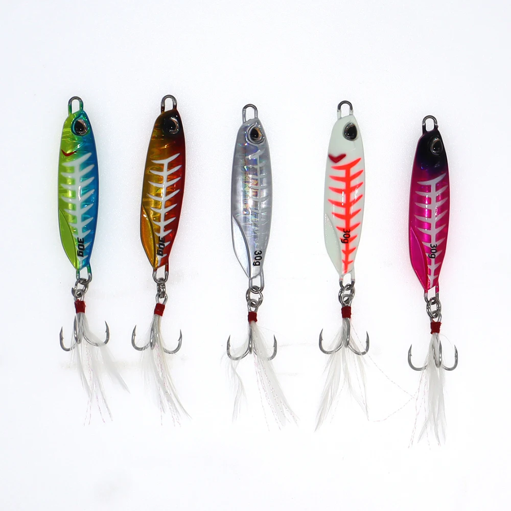 Señuelo Jig de metal tipo cuchara para trolling caballa y bacalao - imagen 4