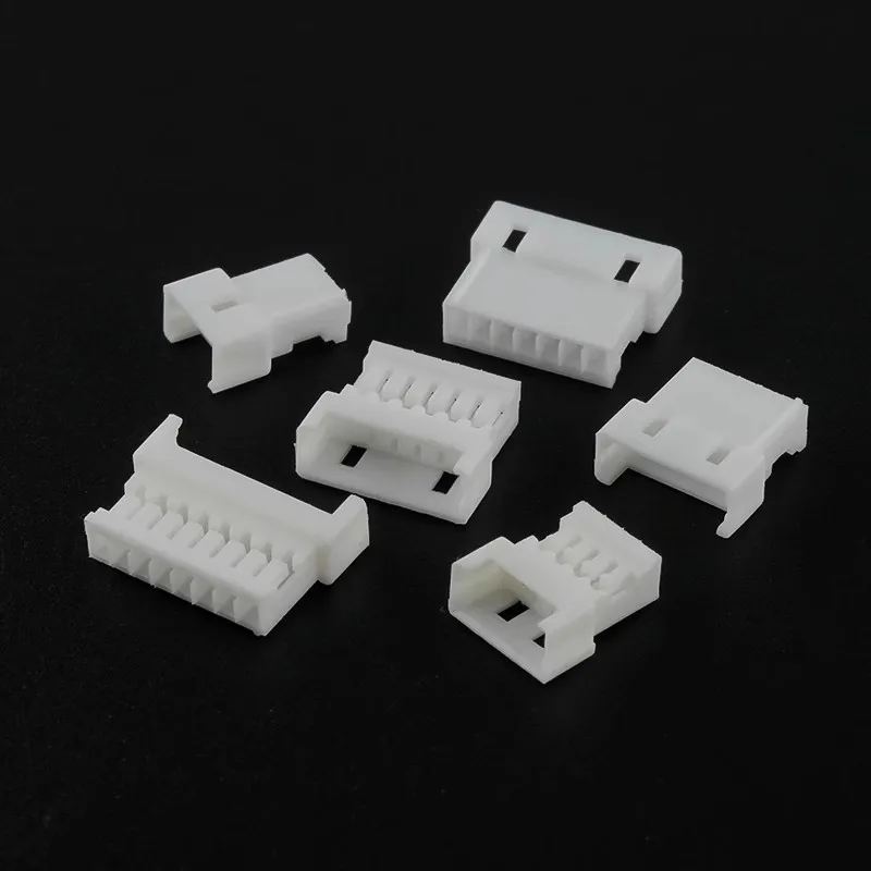 50 قطعة مايكرو JST 1.25 لرسو السفن موصل سالب الإسكان 1.25 مللي متر الملعب 2P3P4P5P6-10P التوصيل غلاف بلاستيكي مع دبابيس معدنية محطة
