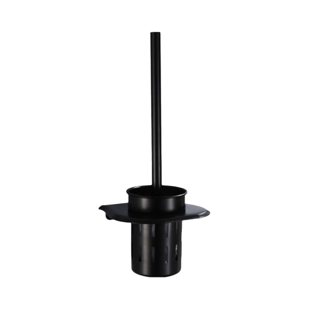 

Wall Mounted Toilet Brush Set Rust-proof Breathable Toilet Cleaning Brush Long Handle Aluminum Toilet Brush Holder