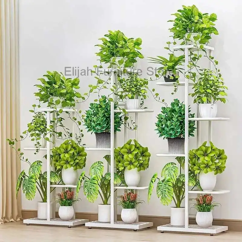 

Minimalist Aesthetics Modern Flower Rack Living Room Trendy Plant Display Shelf Accessories Designer Muebles Home Furniture