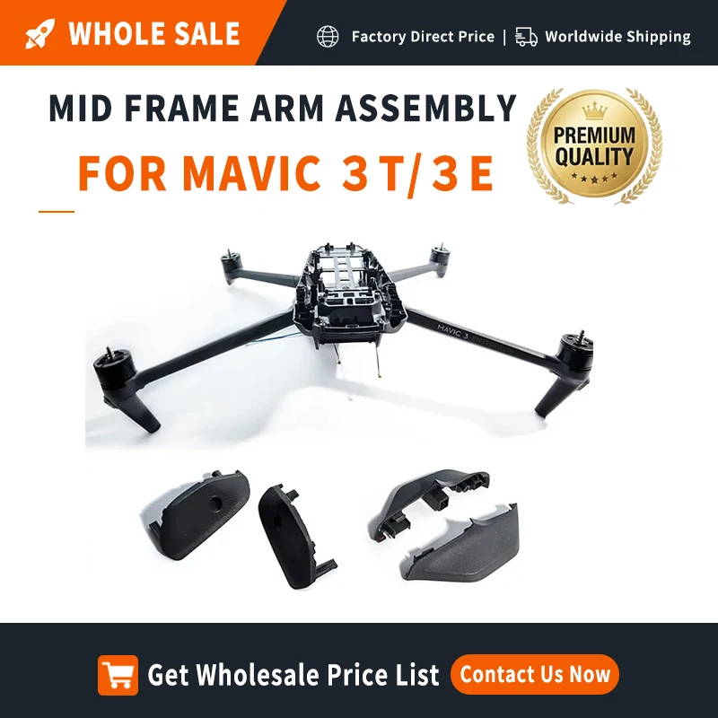 Wholesale Middle Frame & Arm Assembly Set for Mavic 3T / 3E Drone Front Rear Shaft Cover Kit - In Stock, Ask for Bulk Discount
