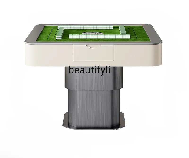 ss 26 전기 리프팅 티 테이블 자동 다기능 음소거 마작 커피 테이블 스톤 플레이트 3 목적 통합 테이블