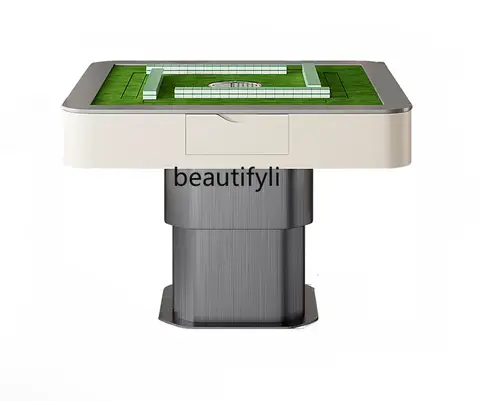 ss 26 전기 리프팅 티 테이블 자동 다기능 음소거 마작 커피 테이블 스톤 플레이트 3 목적 통합 테이블