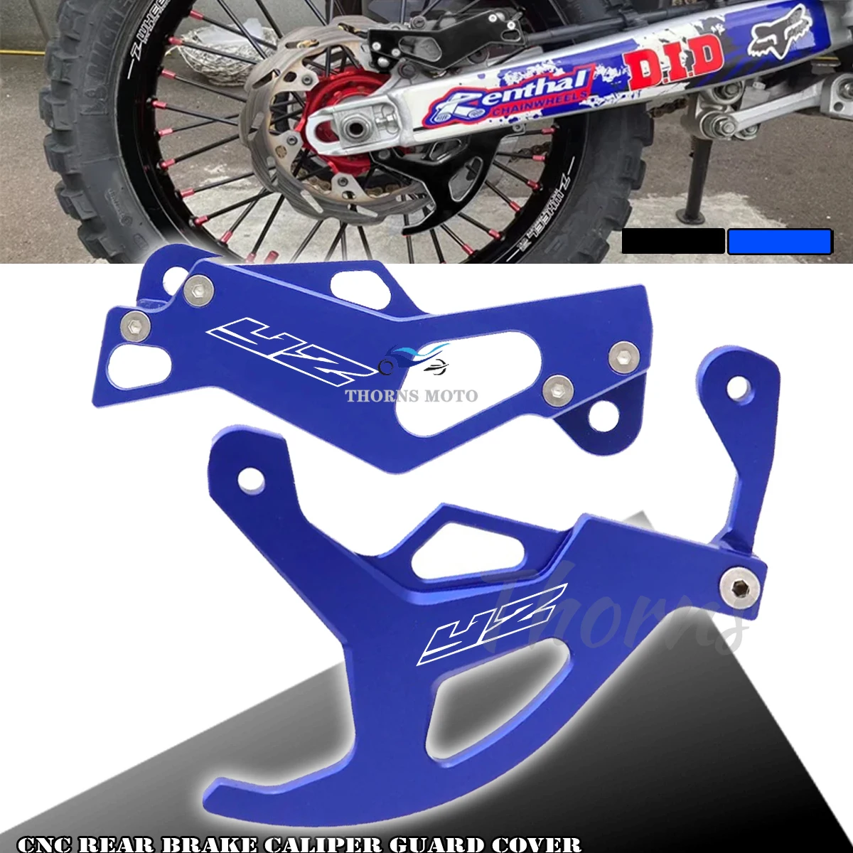 

YZ LOGO Motorcycle CNC Rear Brake Caliper Guard Cover Protector For YAMAHA YZ250 YZ250X YZ250F YZ250FX YZ 250 250X 250F 250FX