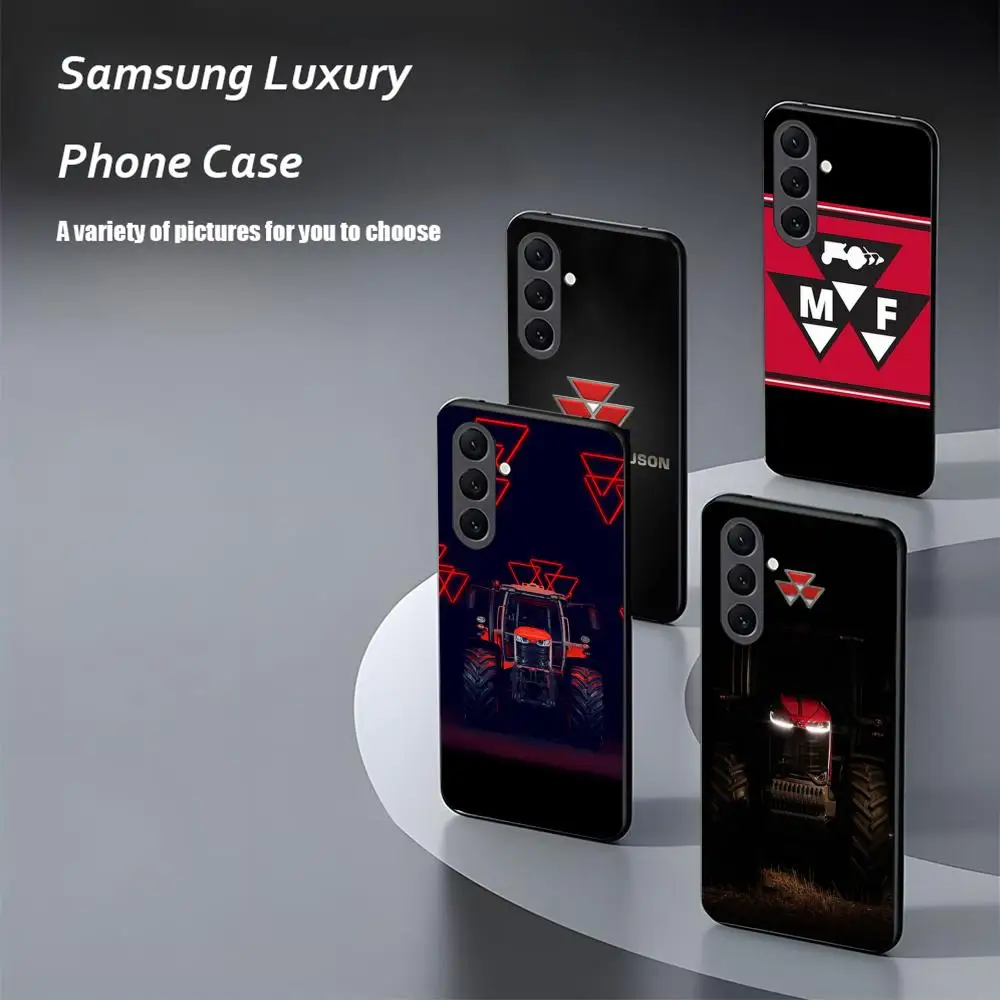 M-massey F-Ferg-uson tractor Phone Case For Samsung Galaxy S25 S24 S23 S22 S21 S20 Plus Ultra Note20 Soft Black