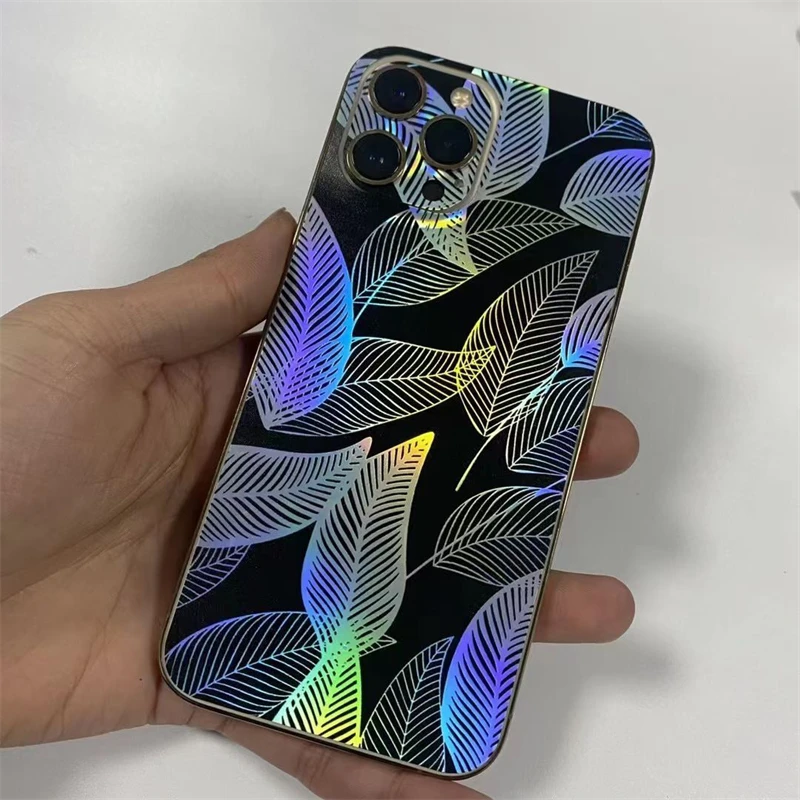 Vormir 50Pcs Mixed Laser Emmossed Cellphone Back Cover Skin Sticker Rear Film Protectors for SS-890C Hydrogel Cutting Machine