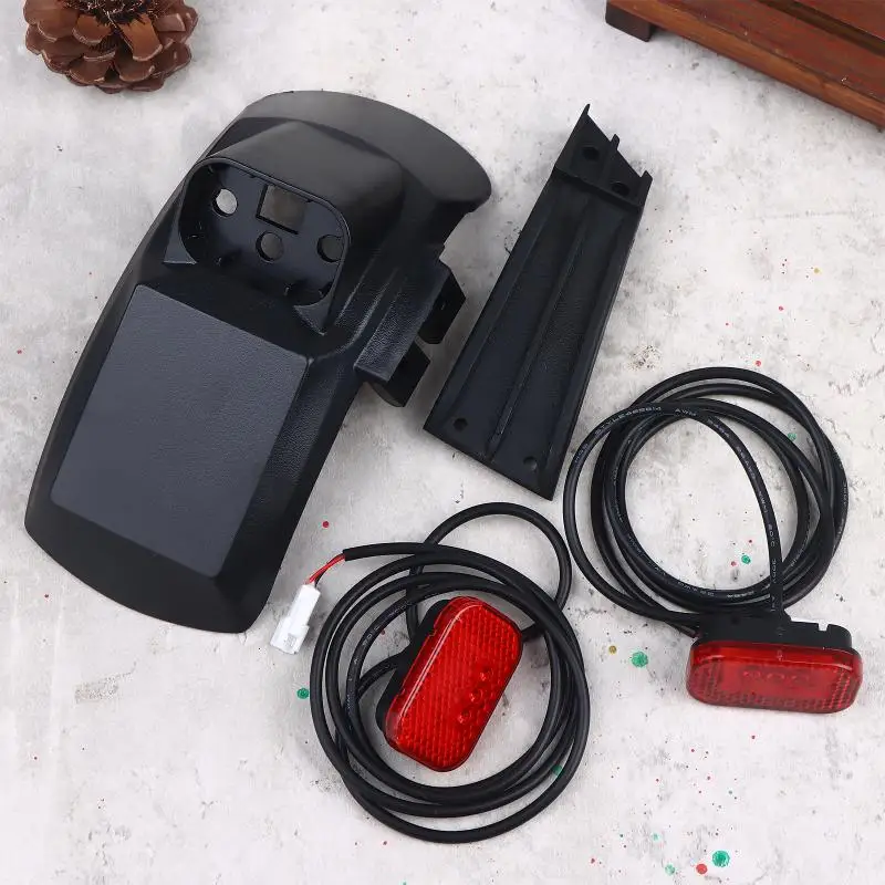 1 مجموعة الحاجز الخلفي الجمعية ل Kukirin G2 برو DB 2024 نسخة سكوتر كهربائي قطعة من نسيج مع قوس الضوء الخلفي استبدال الملحقات #2