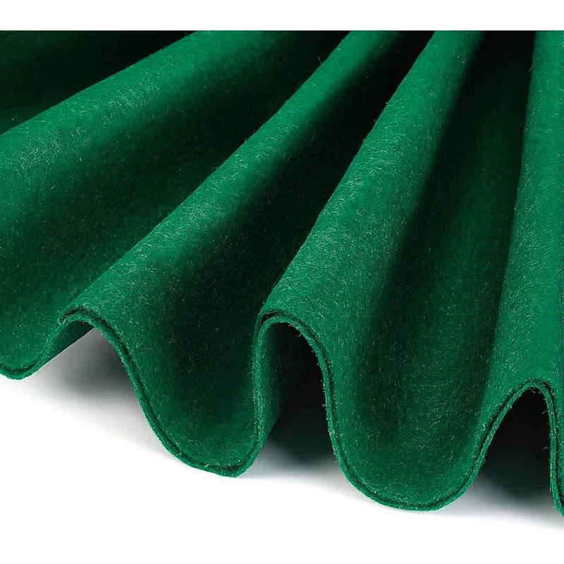 1Roll 10FT 15.75 Inch Wide Green Felt Fabric Sheet Nonwoven Felt Roll Padding Felt Fabric for Christmas Decor Cushion DIY Craft