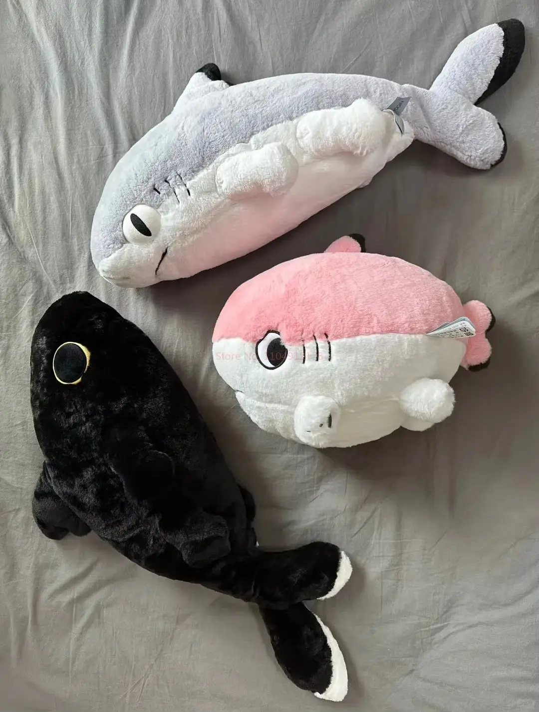 

Genuine 50-70cm Plush Doll Anime Black Sharkitty Peripheral Plush Toy Creative Plush Stuffed Kawaii Decor Birthday Birthday Gift