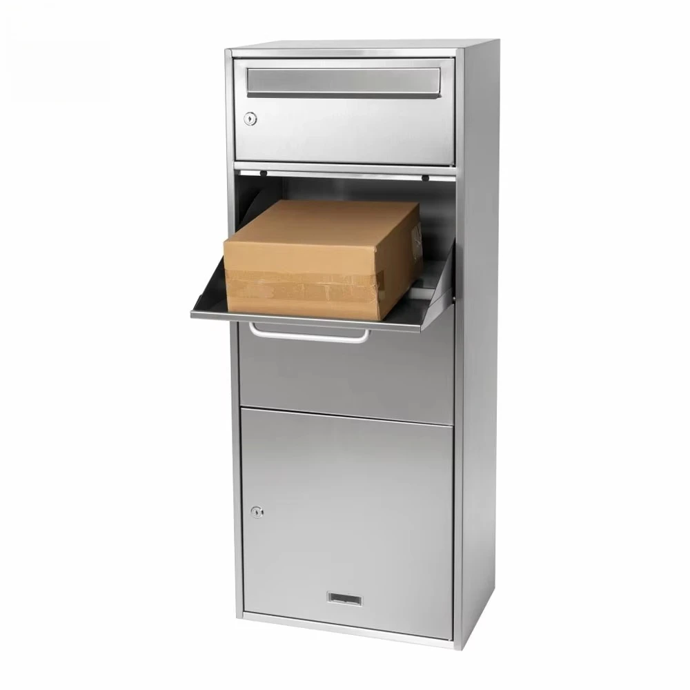 Morden Design Apartment Front Door Package Stainless Steel Parcel Letter Box