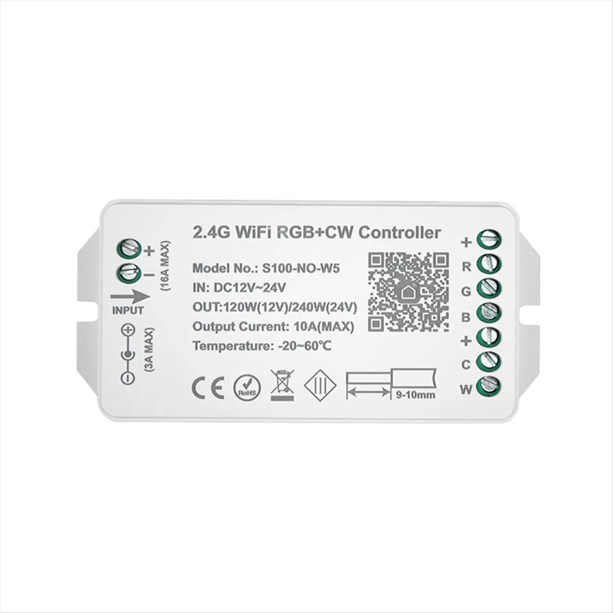 NEW! WIFI RGB+CW LED Controller Smart Phone App 433M Remote Control 34 Scene Modes Music Sync Timing for Strips Modules Boxes
