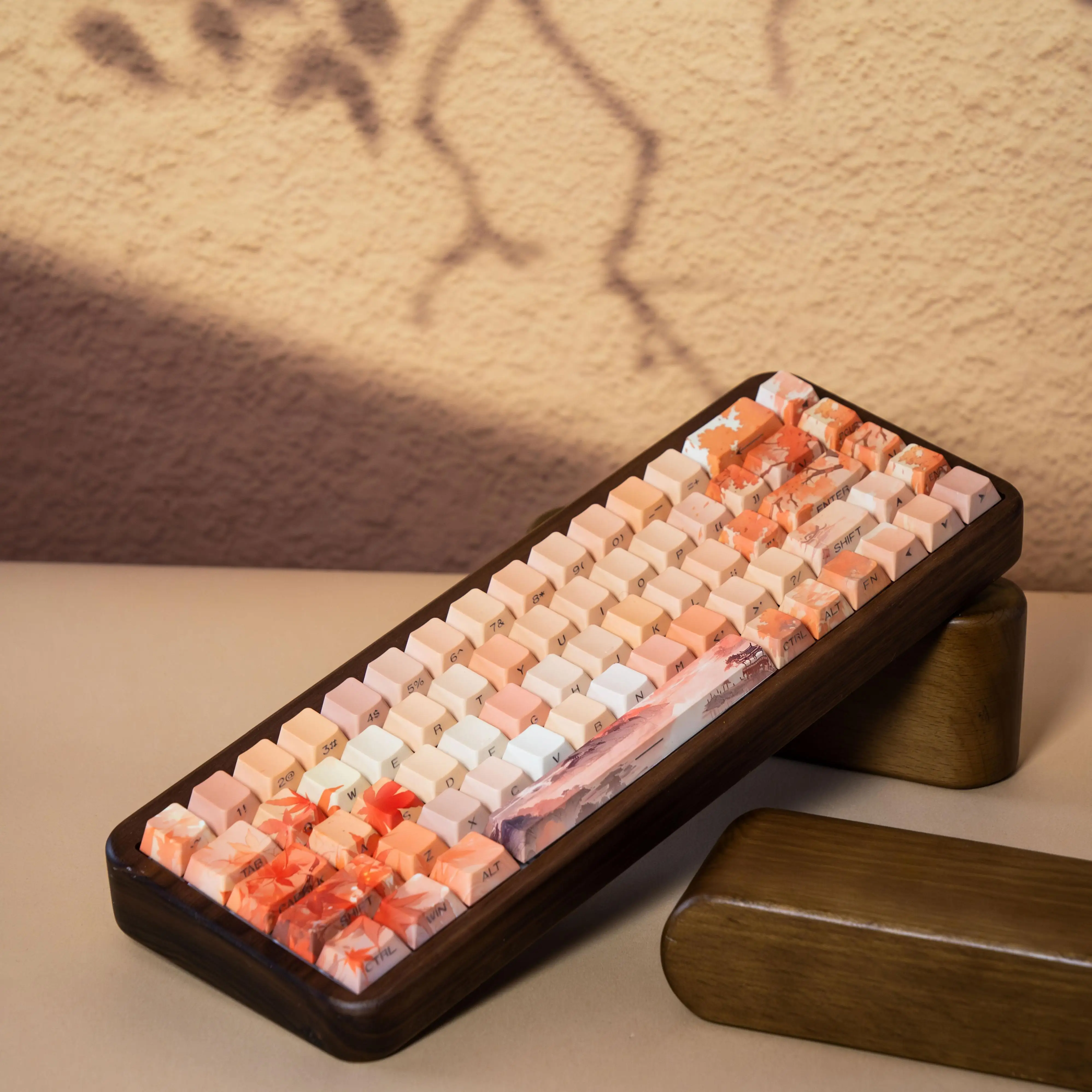 MXメカニカルキーボード用の半透明のPBTキーキャップ,かわいいアニメ,120キー