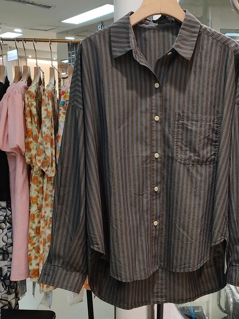 Loose Casual Stripe…