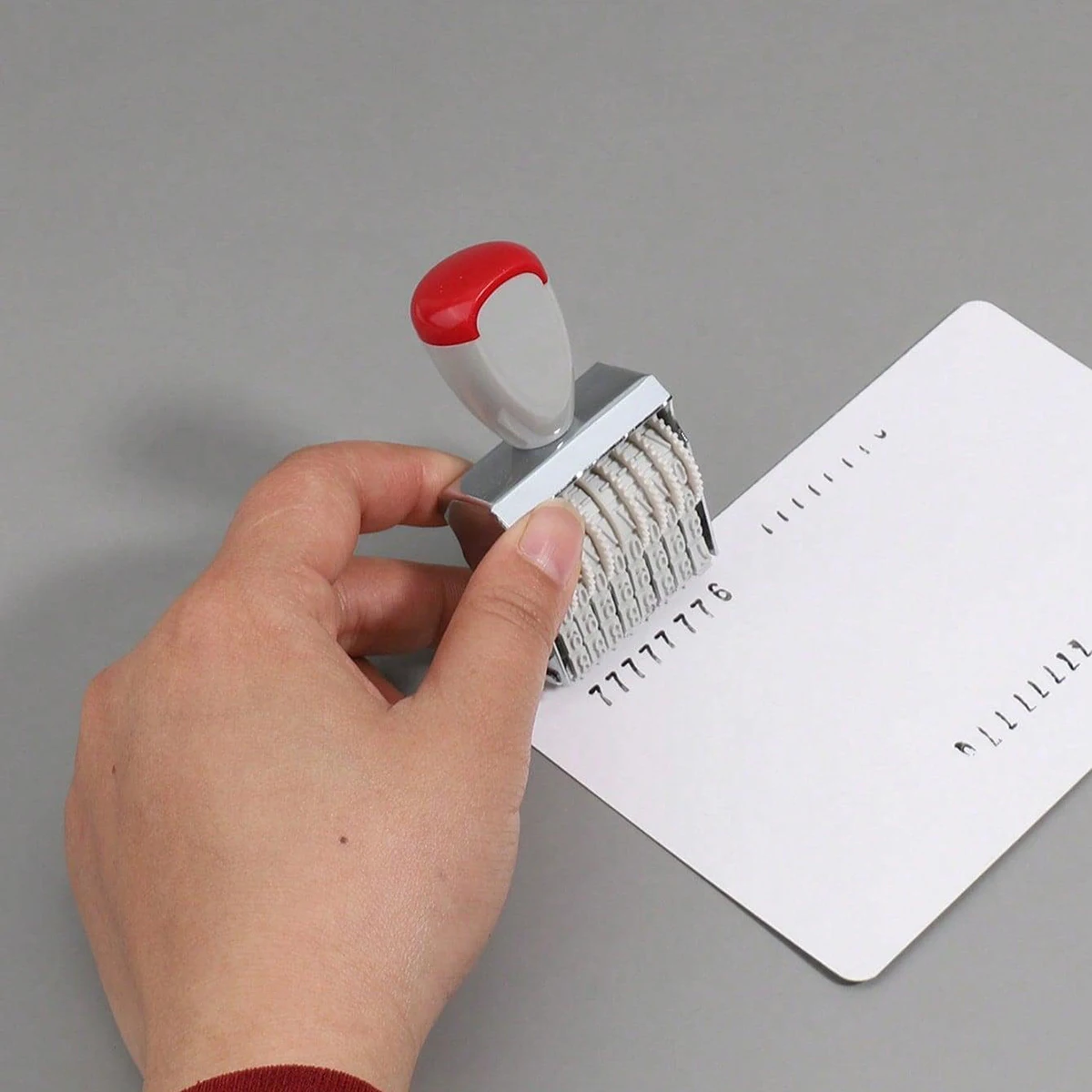 1 PC 8-stelliger nummerierter Rollstempel für Studium und Büro, schnelle Datumsnummerierung, digitale Klarheit, tragbarer Rollstempel