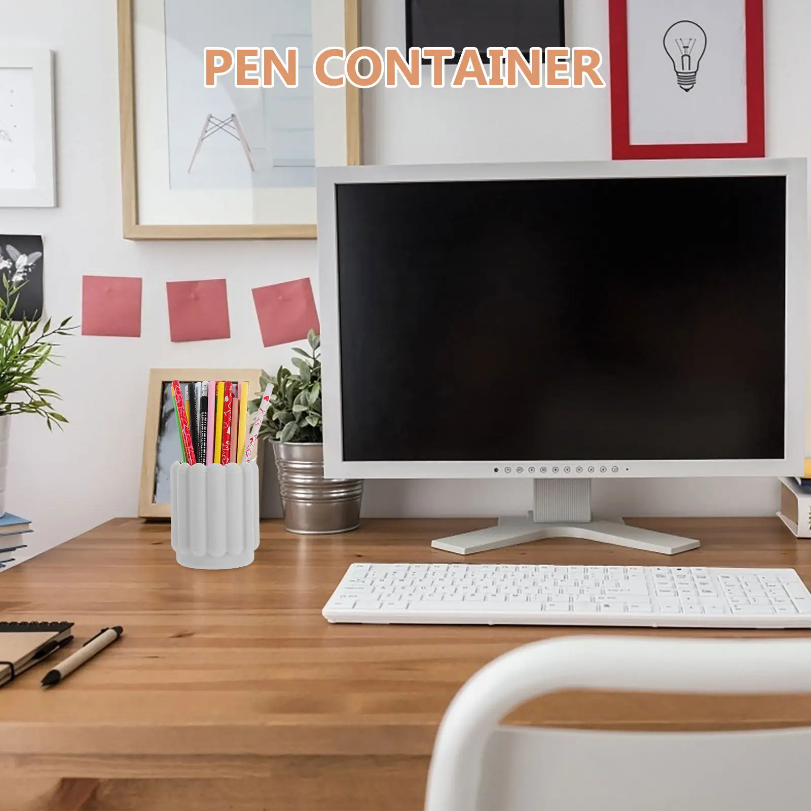 Silicone Pencil Holder Pen Pot Desk Tidy Organizer for Pens Markers Makeup Brushes Kitchen Utensils Modern Space Saving Desk
