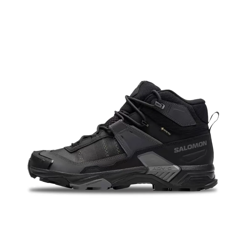 Salomon X ULTRA 5 GTX Classic Comfortable, Breathable, Durable, and Supportive High-Top Hiking Boots for Men, Black  477542