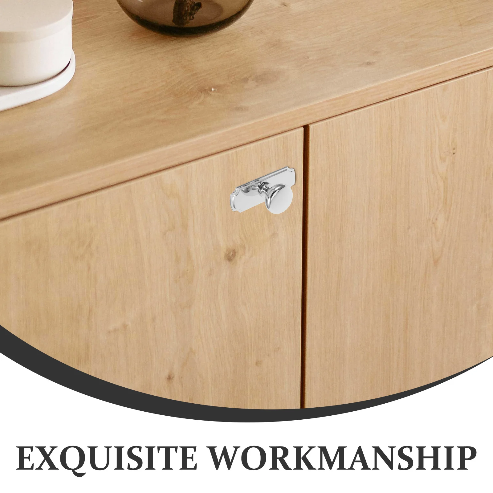 خمر سبائك الزنك مقبض كابينة الرجعية ثقب واحد الباب سحب لخزانة المطبخ درج الأثاث الأجهزة خزانة الفضة #4