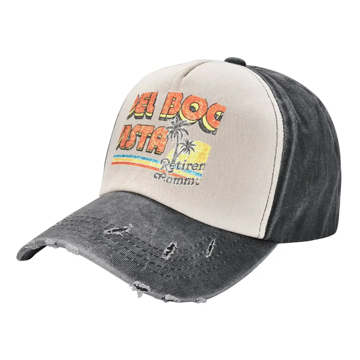 

Del Boca Vista Faded Baseball Cap Brand Man cap Kids Hat Wild Ball Hat Women's Beach Men's