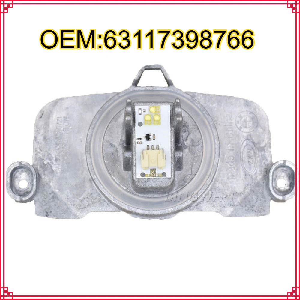 63117398766 7398766 Angel Eye LED DRL Diode Insert Module Replacement LED Light Source For BMW F30 F31 F35 F34