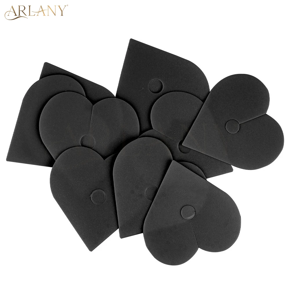 ARLANY 20Pcs Heat Shield Guards for Keratin Extensions Heat Protector Shields for I Tip Hair Extensions Lovely Heart Shape