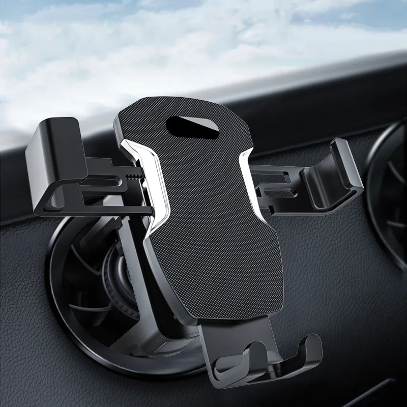 New Car Phone Mount Stand For Round Air Vent GPS Support One-Handed Operation Bracket Circular Air Vent Mount Holder Universa