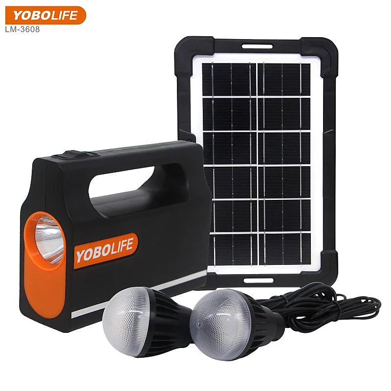 YOBOLIFE solar power kit  with Mobile Phone charging