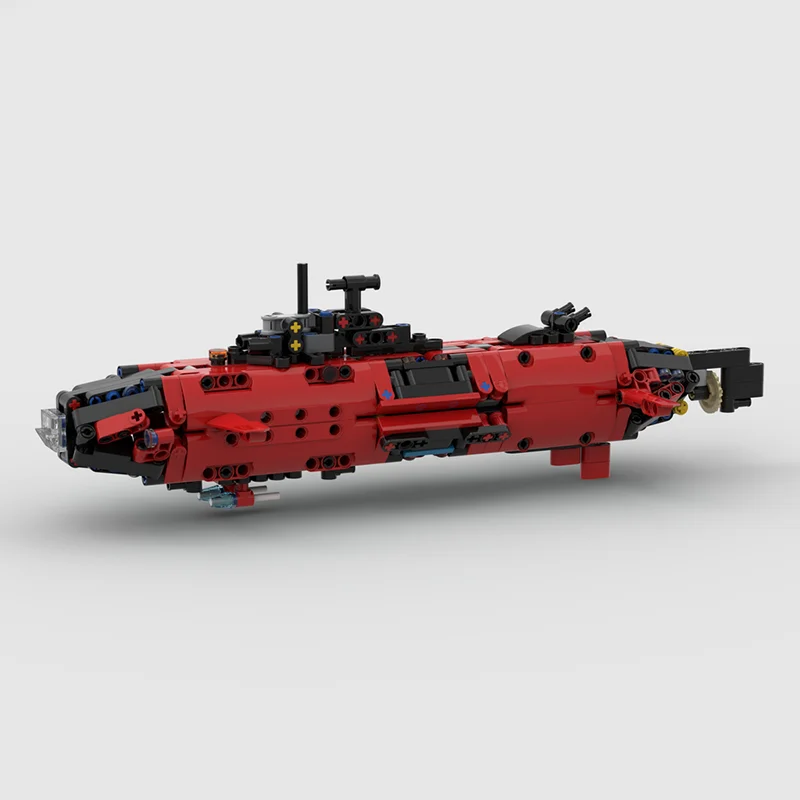 Moc قوالب بناء وحدات سيارة النقل التقنية 42098 تكنولوجيا الغواصة كتلة عيد الميلاد لتقوم بها بنفسك لعبة هدية البناء #2