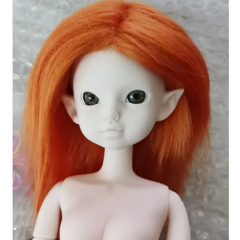 Peluca de muñeca Bjd Ob11, pelo de lana simulada, se ajusta a 1/8, 1/12,1/6, accesorios de maquillaje, accesorios de vestir Diy