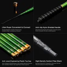 Telescopic Carbon Fiber Fishing Rod #5