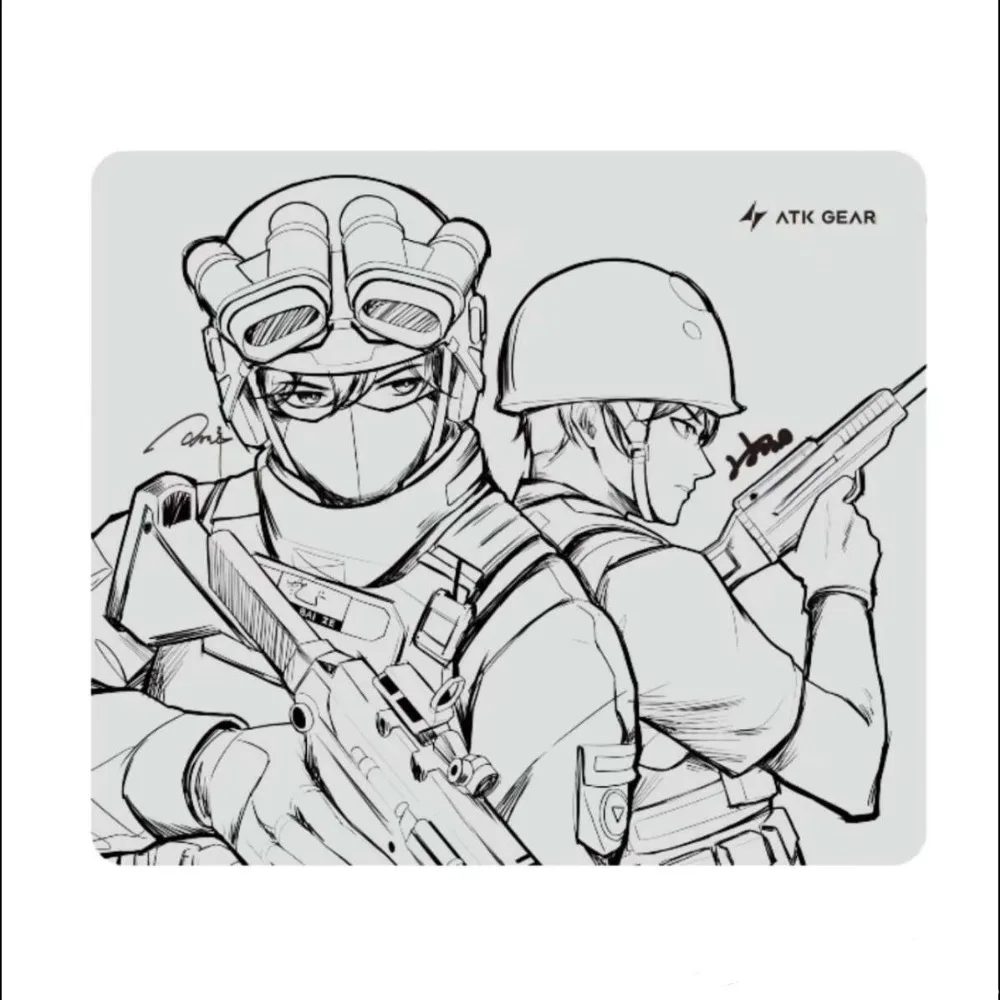 

Коврик для мыши ATK X83 на заказ, противоскользящий, утепленный настольный коврик PORON, гладкий коврик для киберспорта и геймера, игровые аксессуары