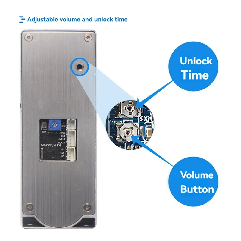 A003 TUYA Wifi Video Doorbell Intercom System With 10Inch Touch Monitor Security Protection For Villa Home EU Plug