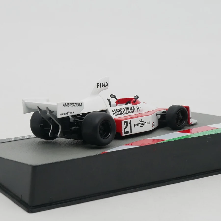 Ixoレーシングウイルサムダイキャストカーモデル、メタルおもちゃの車、クロードマフ、fw04 1975、1:43