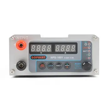 Gophert Precision Compact NPS-1601 32V 30V 5A CPS-3205 3205E 6003 Mini nastavitelný digitální stejnosměrný napájecí zdroj OVP/OCP/OTP WATT 6 nejlepší prodej gophert nps 1601 - №2