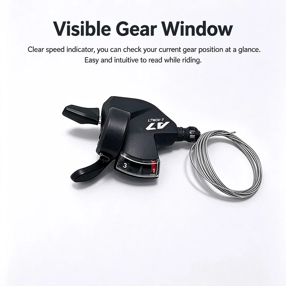 LTWOO A7 3x10 Speed 30-Speed MTB Trigger Shifters Front Rear Derailleur Kit Shimano & SRAM Compatible 2:1 Cable Pull Ratio